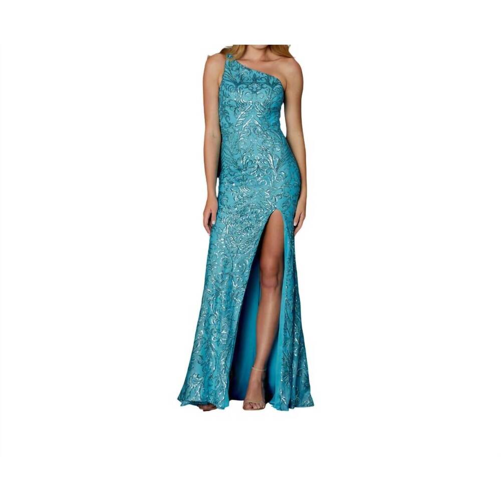 NEW AMARRA cassie gown in aqua